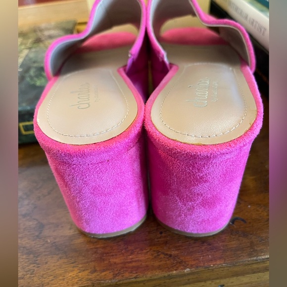 Charles by Charles David Pink Fuchsia Elyse Platform Sandals Women’s 9 - Picture 6 of 11